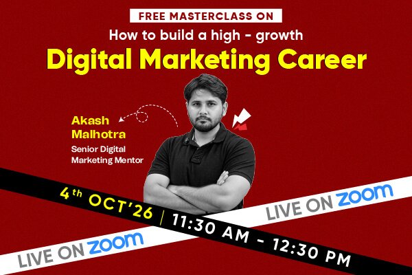 Free Masterclass on How to Build a High-Growth Digital Marketing Career